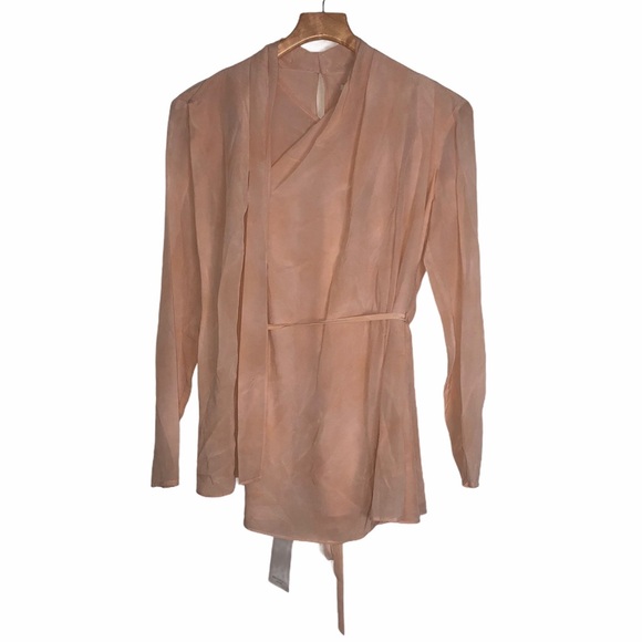 MM.LAFLEUR Marguerite Blush Long Sleeves Top Size Small - Picture 4 of 8